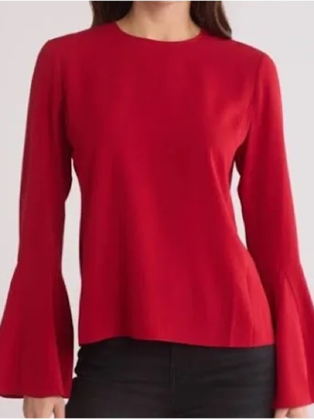FRAME Long Bell Sleeve Top